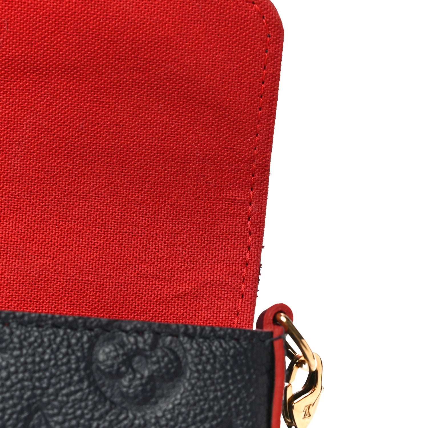 Louis Vuitton Empreinte Pochette Felicie Chain Wallet Marine Rouge 13 of 14