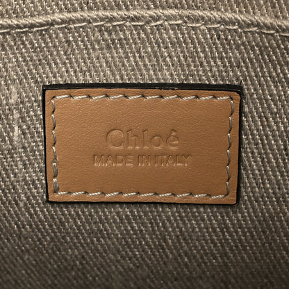 Chloe Cotton Calfskin Small Woody Ribbon Tote With Strap Soft Tan 6 of 11