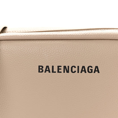 Balenciaga Calfskin Logo M Everyday Camera Bag Beige 7 of 9