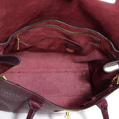 Mulberry Shiny Grain Small Bayswater Conker 7 of 11