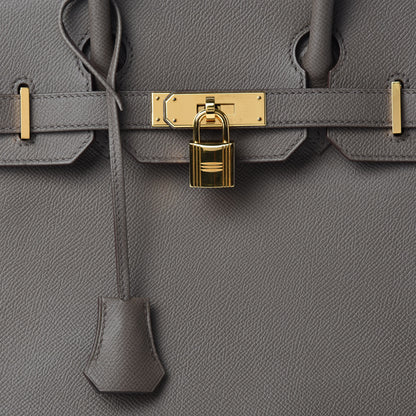 Hermes Epsom Birkin 30 Etain 10 of 11
