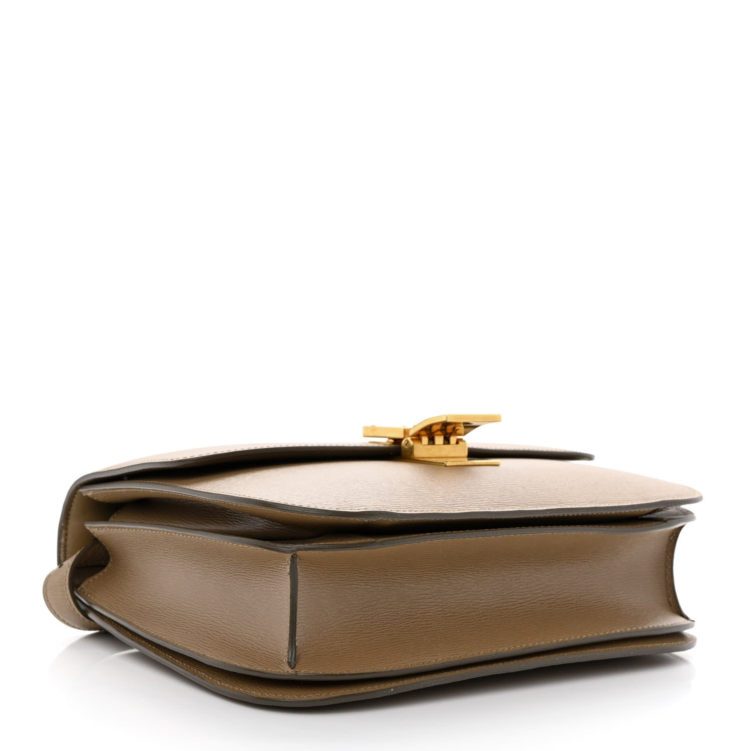 Celine Liege Calfskin Medium Classic Box Flap Bag Taupe 4 of 11