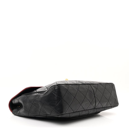 Chanel Lambskin Quilted Bi-Color Small Single Flap Black 4 of 12
