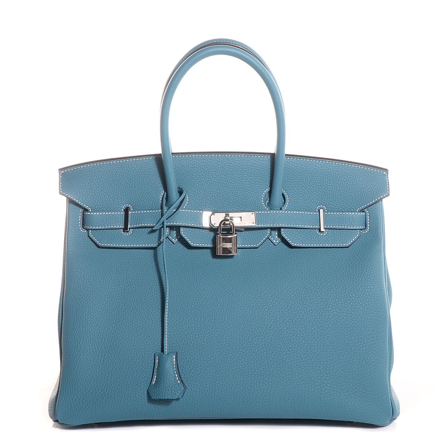Togo Birkin 35 Blue Jean