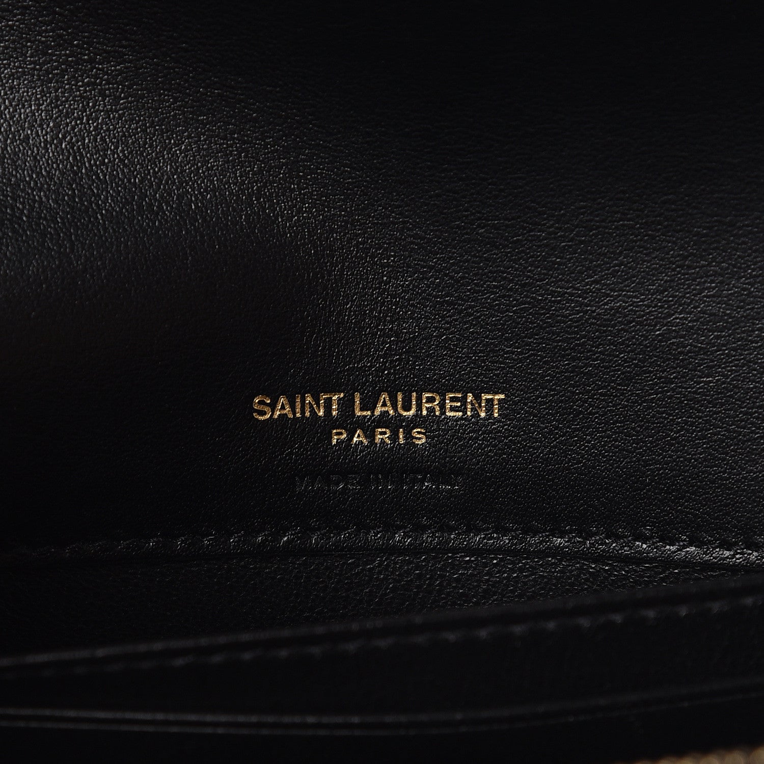Saint Laurent Smooth Calfskin Monogram Kate Belt Bag Black 6 of 9