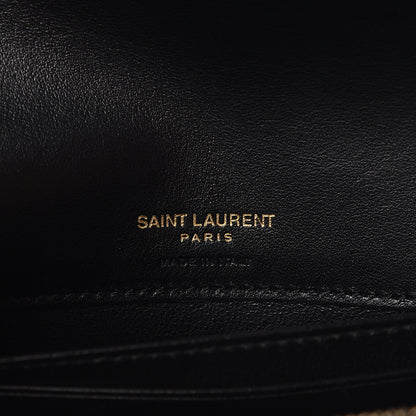 Saint Laurent Smooth Calfskin Monogram Kate Belt Bag Black 6 of 9