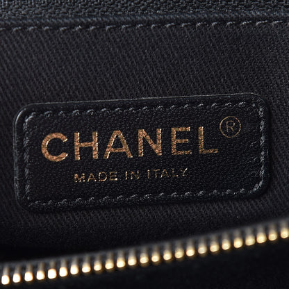 Chanel Caviar Quilted CC Timeless Soft Tote Black 8 of 10