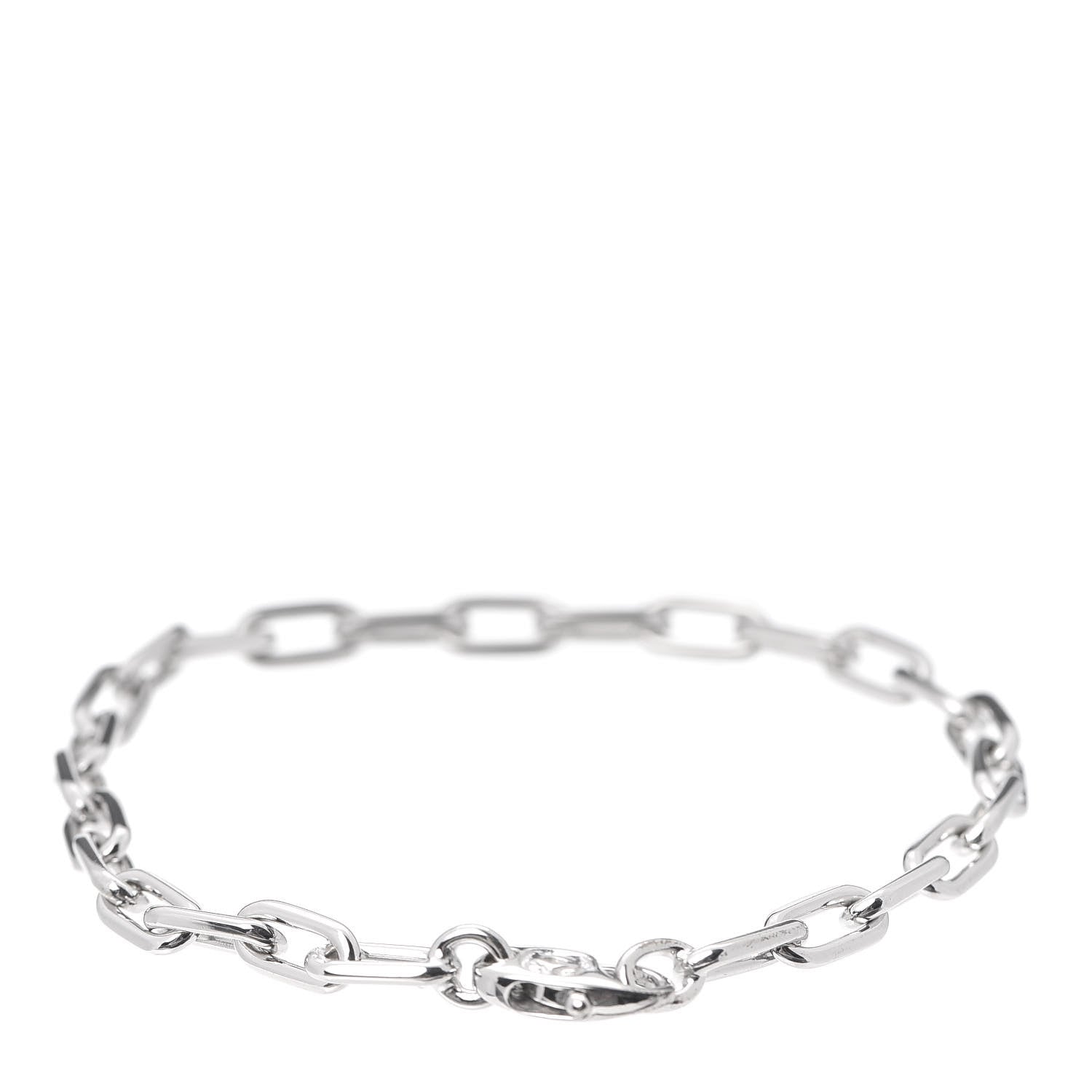 Cartier 18K White Gold Spartacus Chain Bracelet 3 of 5
