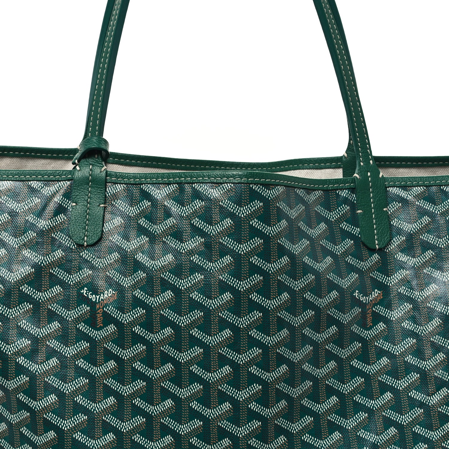 Goyard Goyardine Saint Louis GM Green 9 of 12