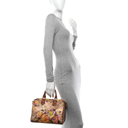Louis Vuitton Metallic Monogram LV Garden Speedy Bandouliere 25 Gold 2 of 11