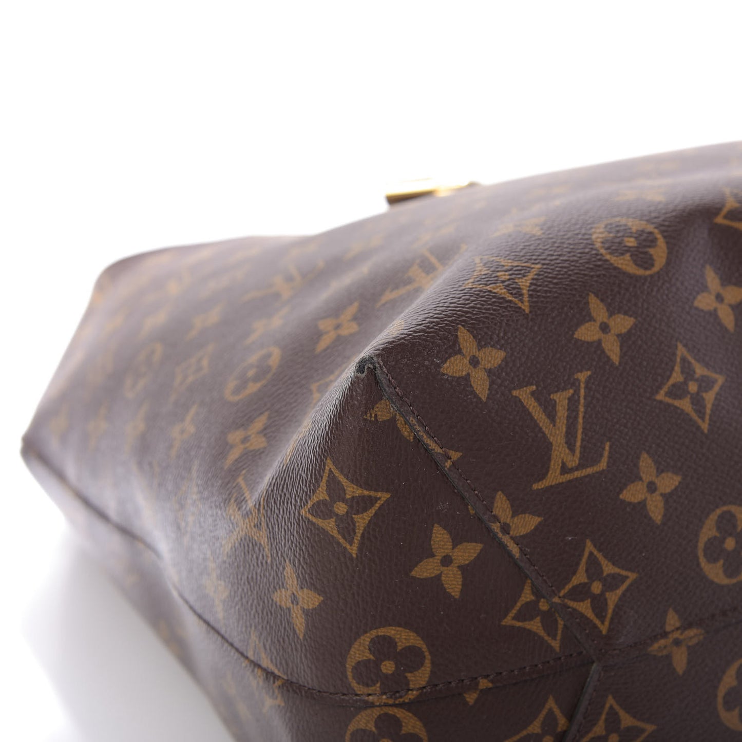 Monogram Flower Hobo Black