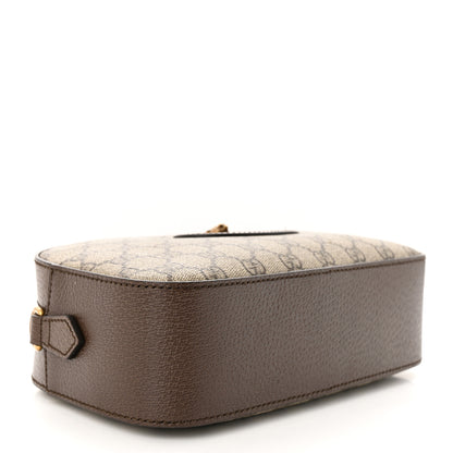 Gucci GG Supreme Monogram Web Neo Vintage Shoulder Bag Beige New Acero Crop 4 of 10