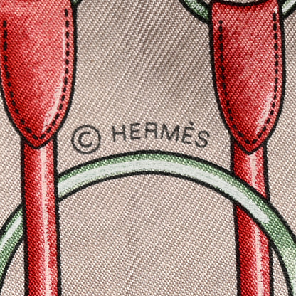 Hermes Silk Jumping Twilly Beige Rose Vieux Rose 3 of 6