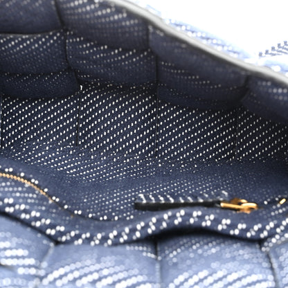 Bottega Veneta Denim Maxi Intrecciato Padded Cassette High Frequency Crossbody Bag Indigo 5 of 10