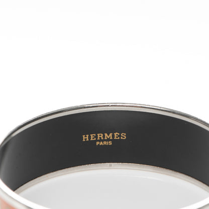 Hermes Enamel Printed Wide Flacons Bracelet 70 5 of 5