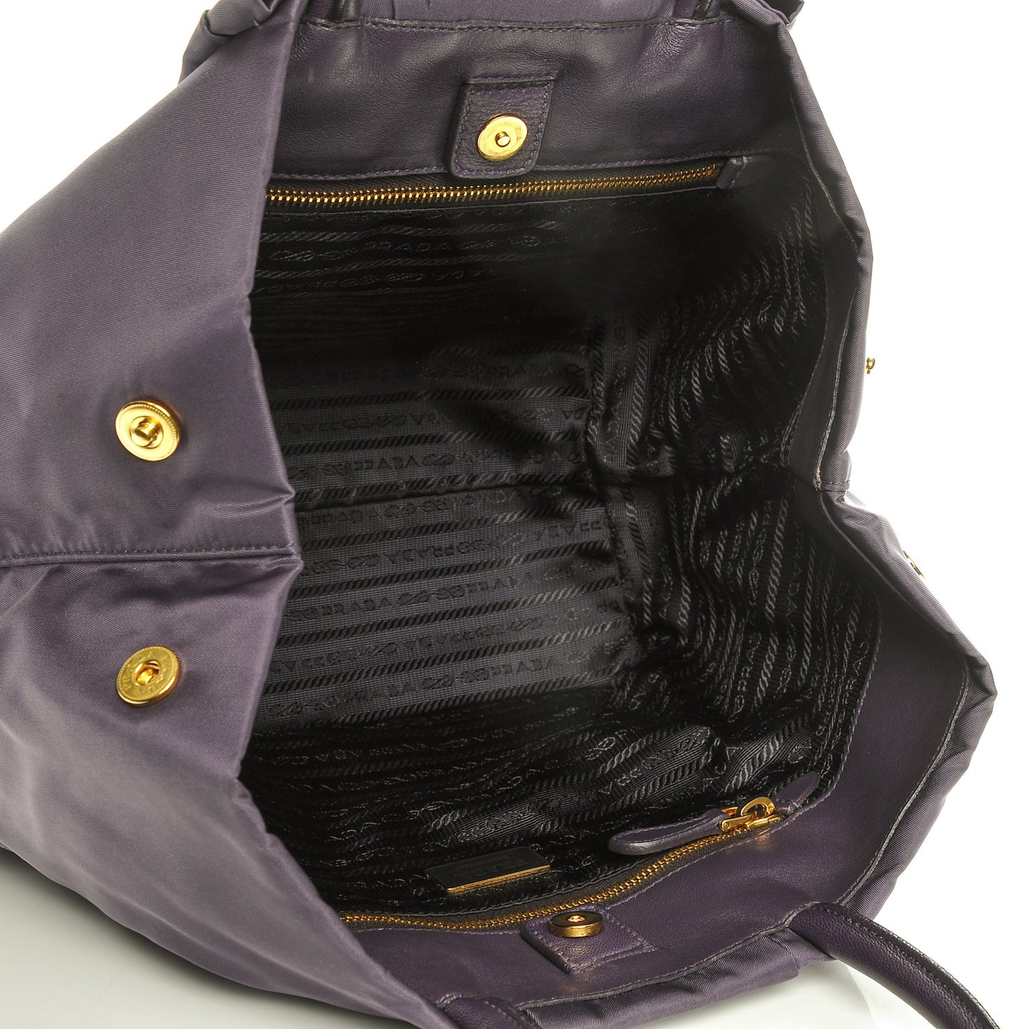 Nylon Fiocco Bow Tote Viola