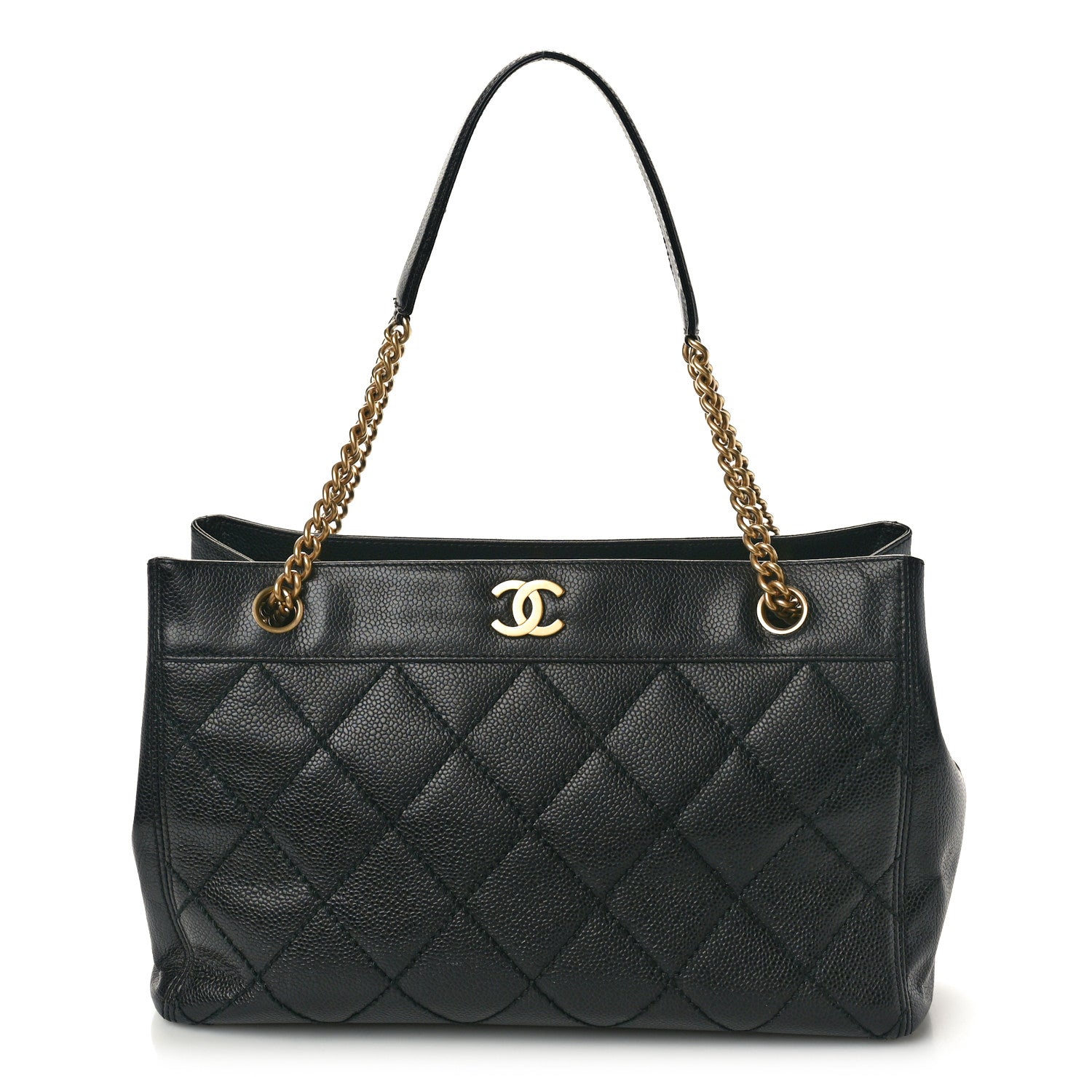 Chanel Caviar Quilted Shopping Tote Black 1 of 11