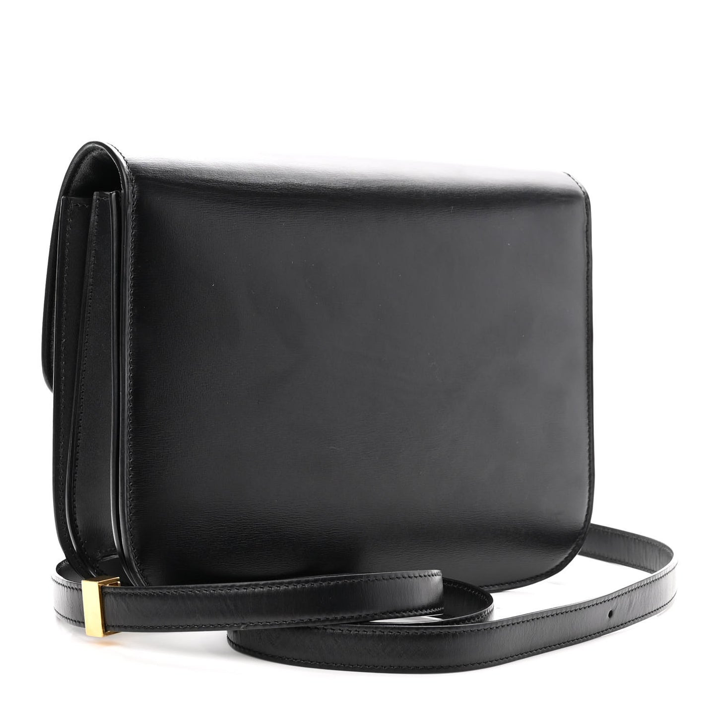 Box Calfskin Medium Classic Box Flap Black