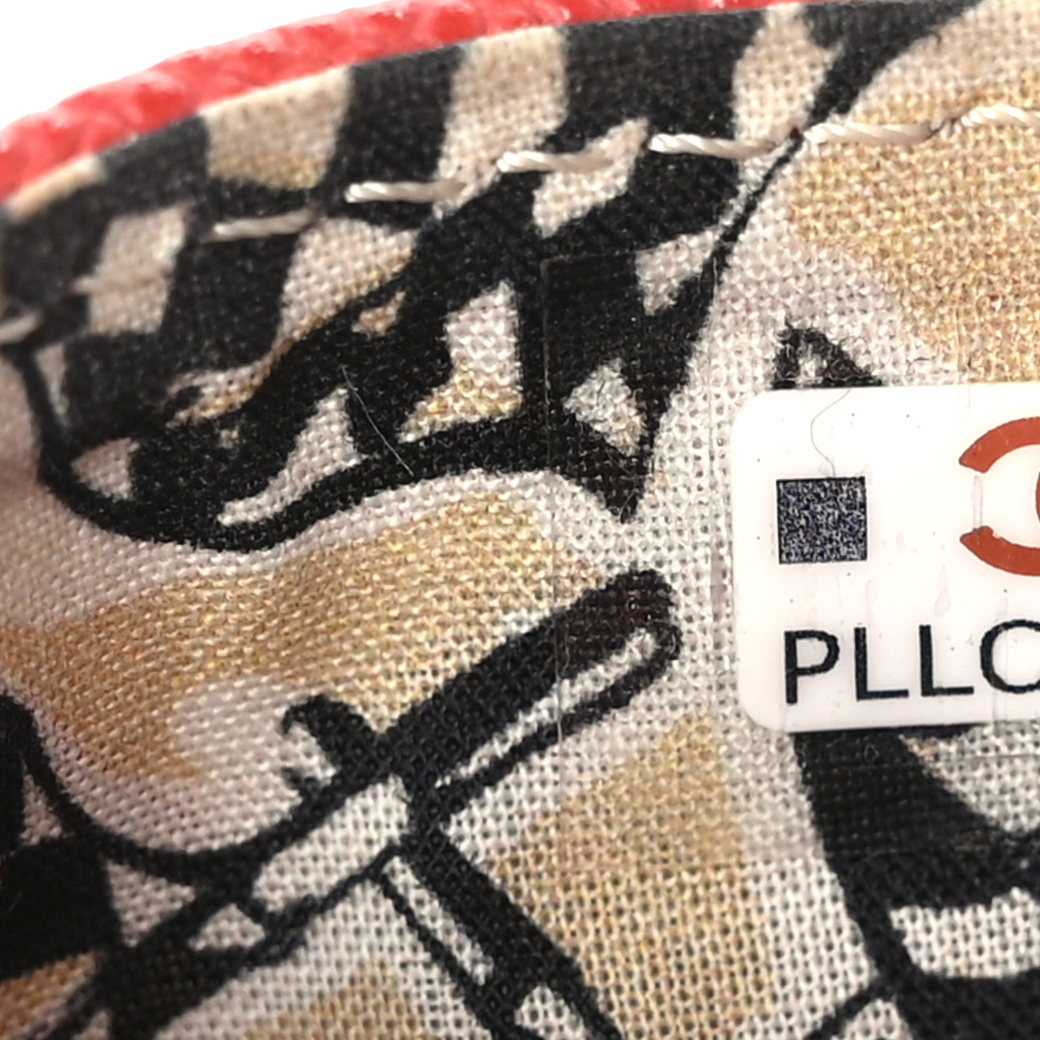 Chanel Caviar Quilted CC Card Holder Orange 8 of 8