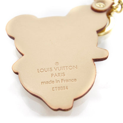 Louis Vuitton Vachetta Monogram Panda Cles Key Chain 4 of 4