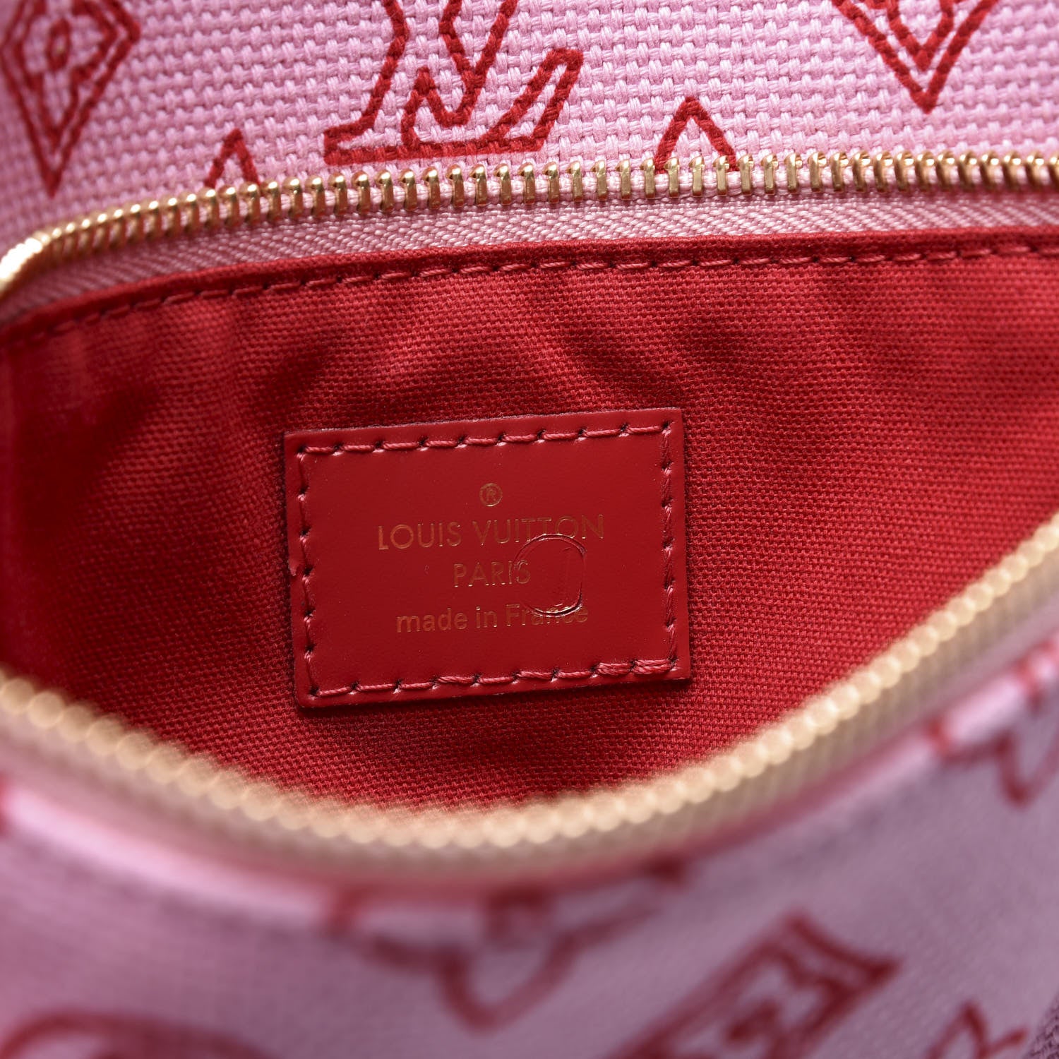 Louis Vuitton Canvas Cabas Ipanema PM Pink 6 of 13