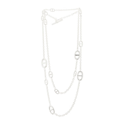 Hermes Sterling Silver Farandole Necklace 120 3 of 7