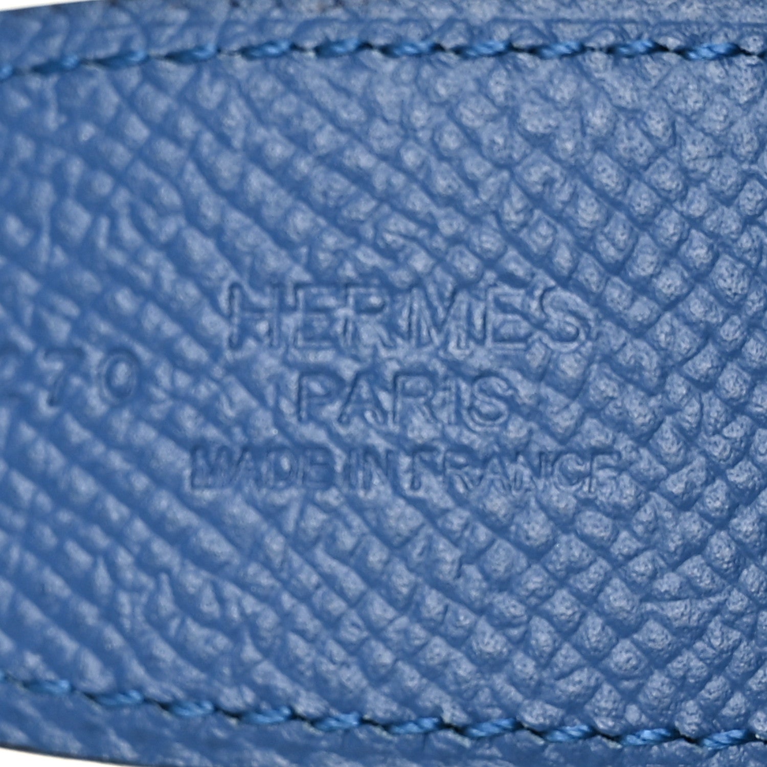 Hermes Swift Epsom Reversible Glenan 32mm Belt 85 34 Bleu Agate Black 5 of 7