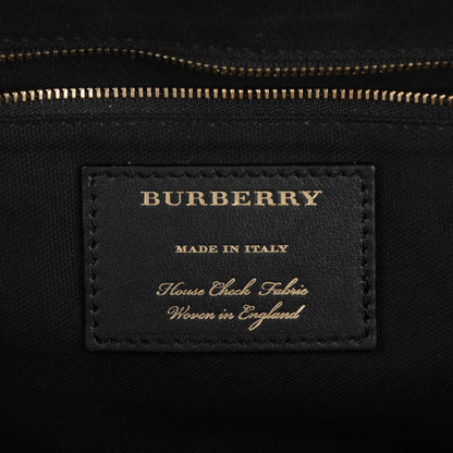 Burberry House Check Derby Calfskin Medium Alchester Bowling Bag Tan 6 of 7