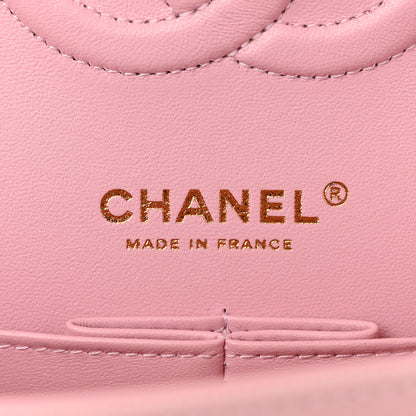 Chanel Caviar Quilted Medium Double Flap Light Pink 6 of 11