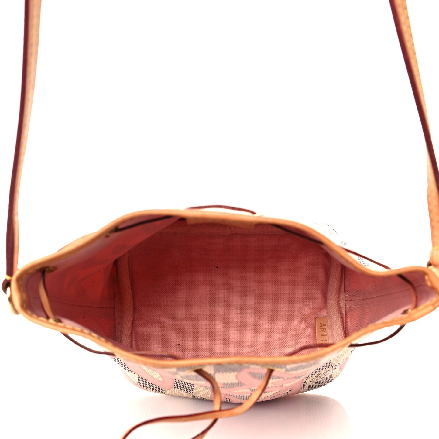 Damier Azur Tahitienne Nano Noe Rose Ballerine