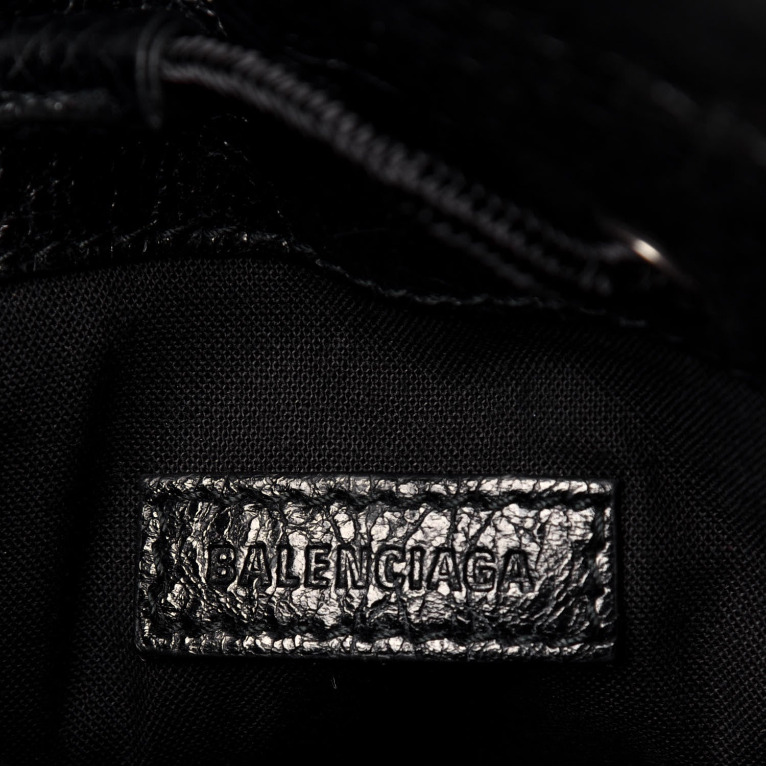 Balenciaga Agneau Arena Small Explorer Crossbody Pouch Black 6 of 10