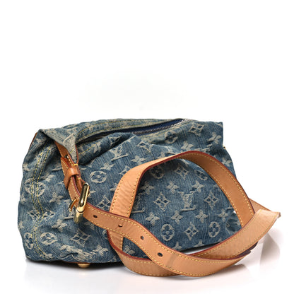 Louis Vuitton Monogram Denim Baggy PM Blue 3 of 9