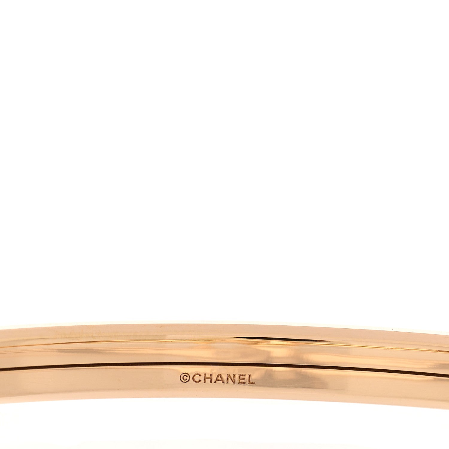 Chanel 18K Beige Gold Diamond Eternal No.5 Bracelet M 4 of 6
