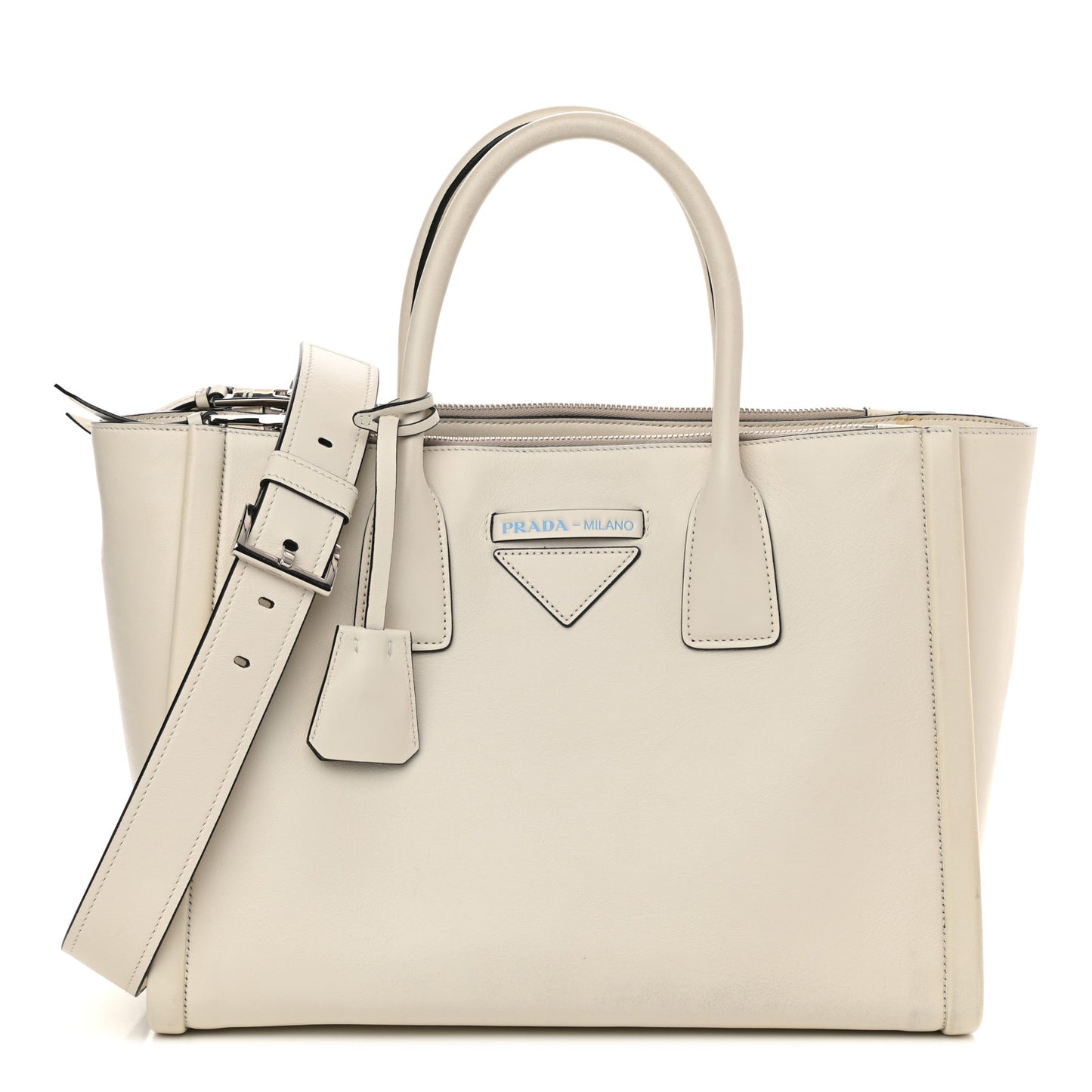 Soft Calfskin Concept Tote White