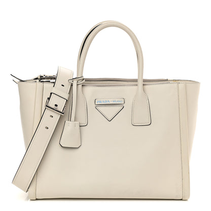 Prada Soft Calfskin Concept Tote White 1 of 11