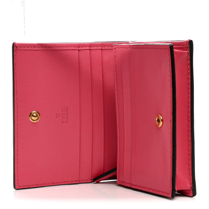 Gucci Calfskin GG Matelasse Card Case Wallet Rhodamine Pink 5 of 8