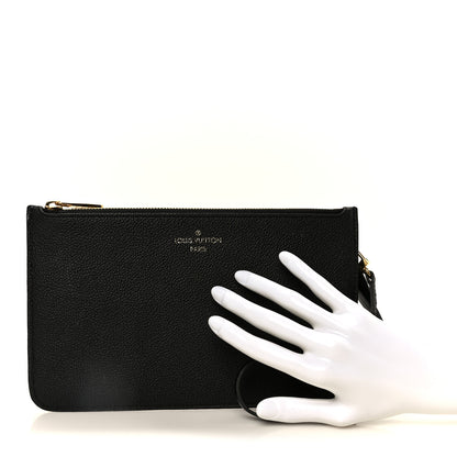 Louis Vuitton Empreinte Broderies Neverfull Pochette MM GM Black 2 of 7