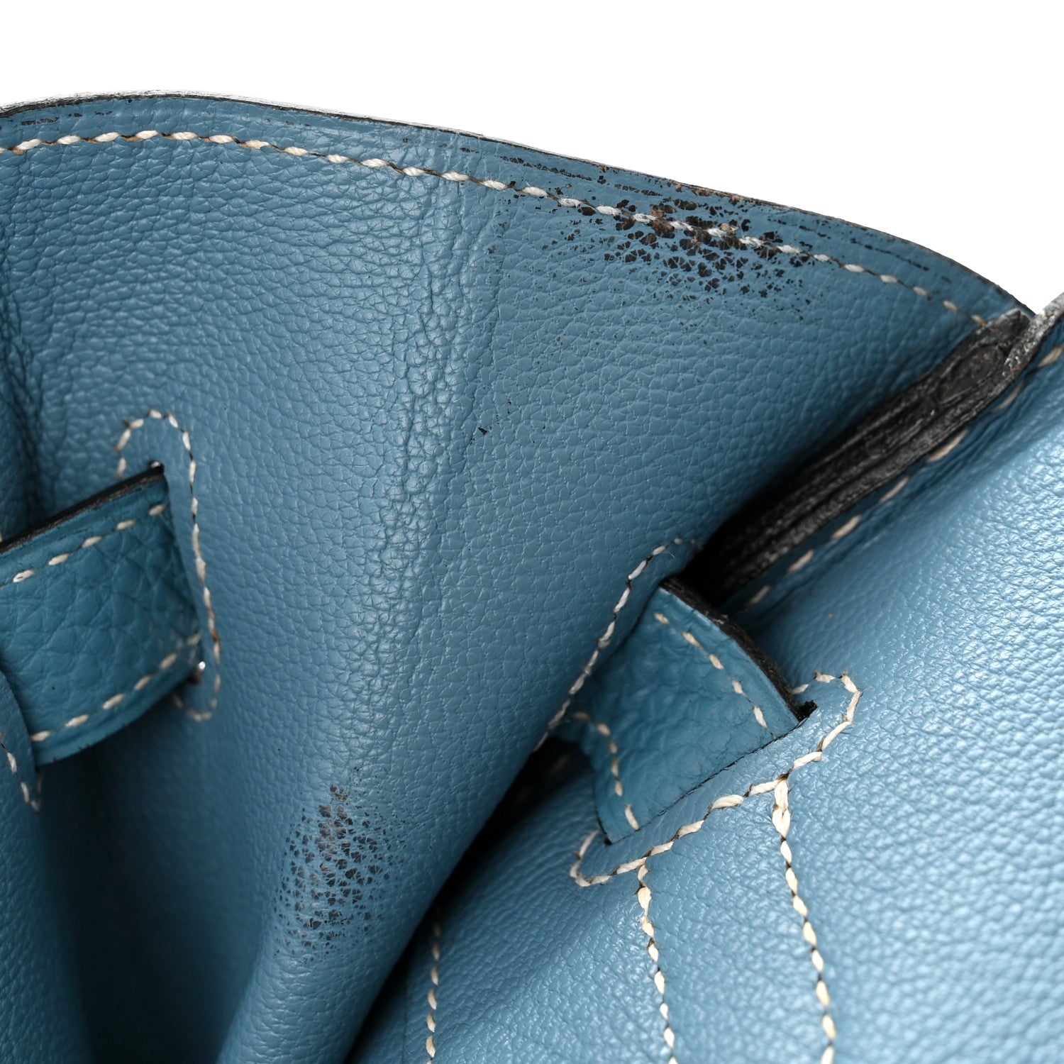 Hermes Togo Birkin 35 Blue Jean 11 of 11