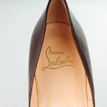 Christian Louboutin Kid Decoltissimo 100 Pumps 41 Brown 7 of 9