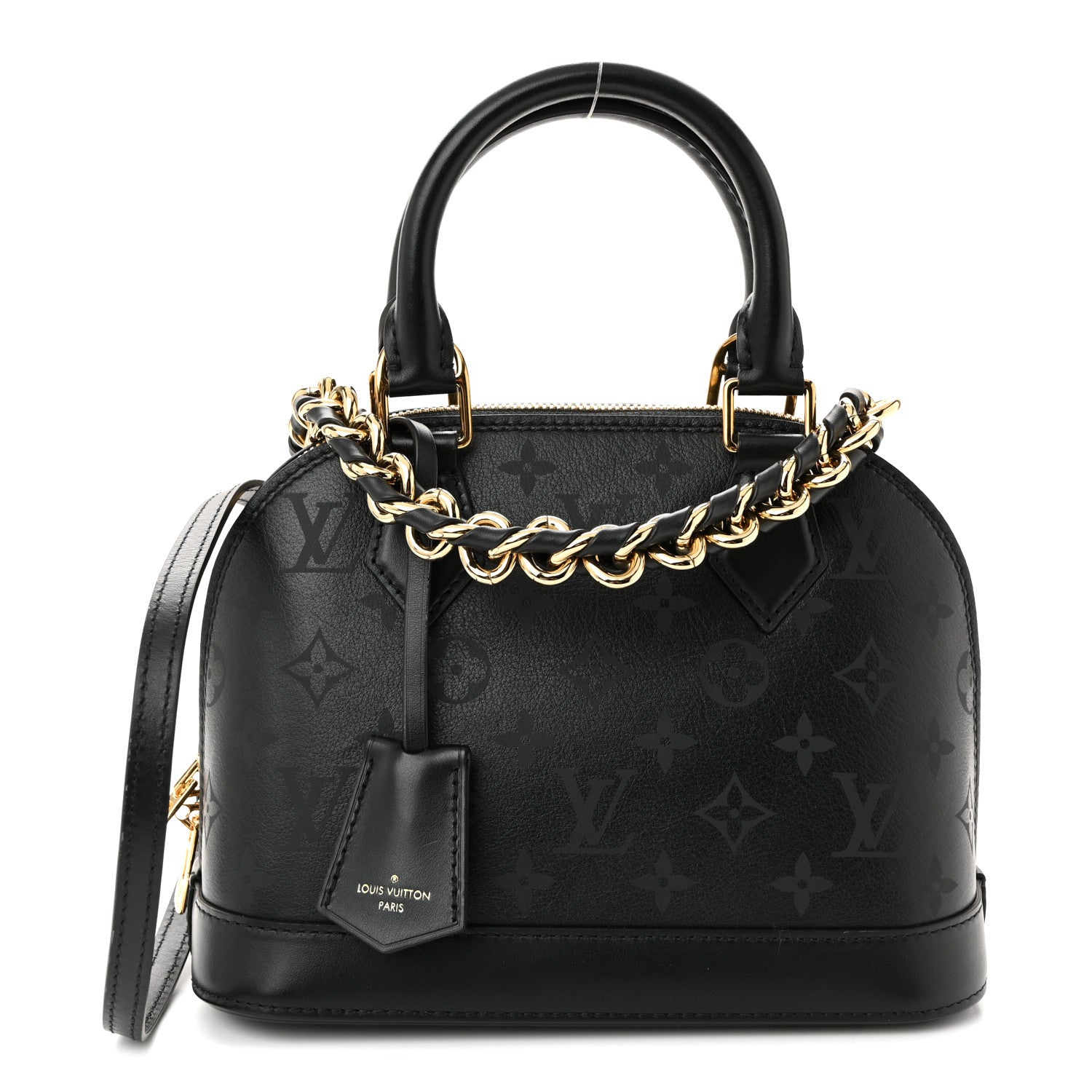 Louis Vuitton Monogram Ink Alma BB Black 1 of 9