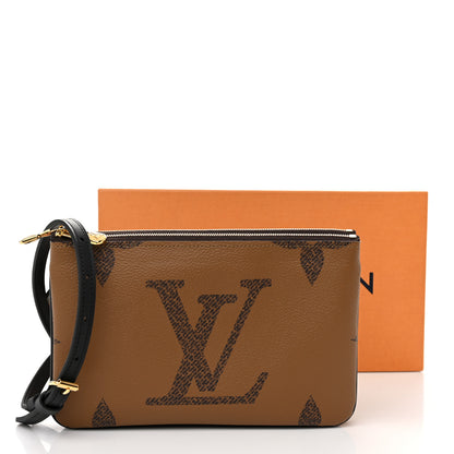 Louis Vuitton Reverse Monogram Giant Double Zip Pochette 11 of 11