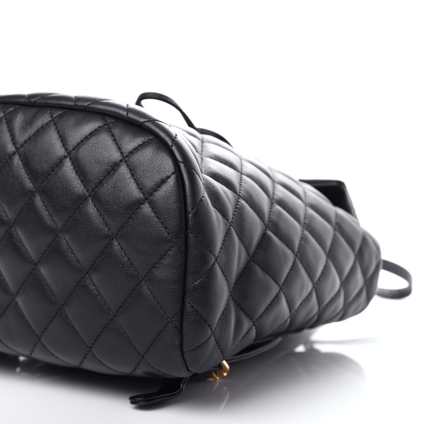 Calfskin Quilted Small Urban Spirit Backpack Black