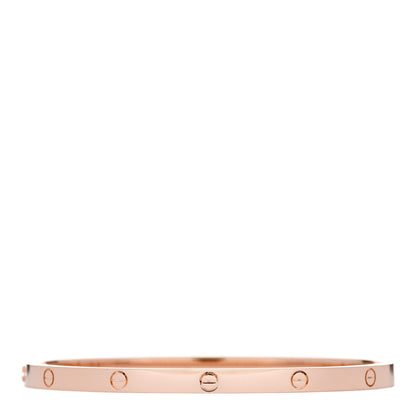 Cartier 18K Pink Gold Small LOVE Bracelet 16 2 of 7