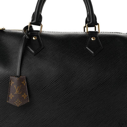 Louis Vuitton Epi Speedy Soft 30 Black 7 of 9