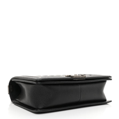 Chanel Caviar Quilted New Medium Boy Flap Black 4 of 12