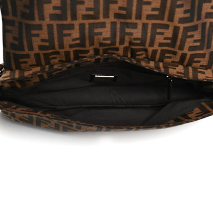 Fendi Zucca Patent Mia Shoulder Flap Tobacco 5 of 13