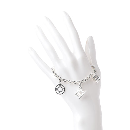 Tiffany Sterling Silver Atlas Charm Bracelet 2 of 5