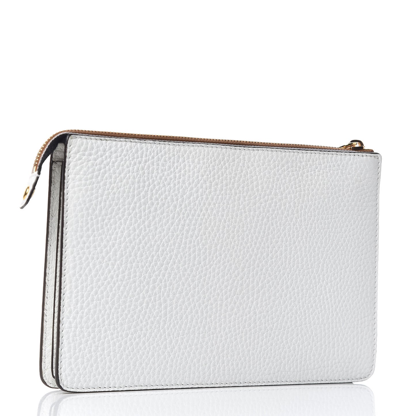 X FILA Cuoio Romano Vitello Century Mania Stars Clutch White Ice Ebano Multicolor