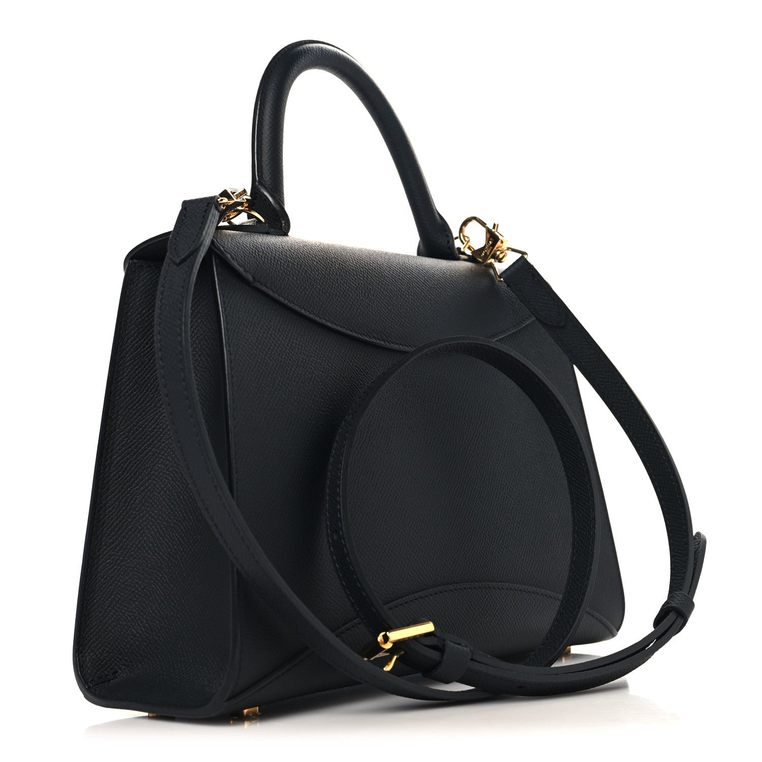 Moynat Carat Calfskin Gabrielle PM Black 3 of 10