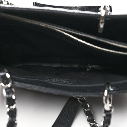 Chanel Caviar Quilted Grand Shopping Tote GST Black 5 of 11